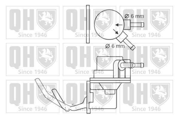 QUINTON HAZELL Топливный насос QFP90